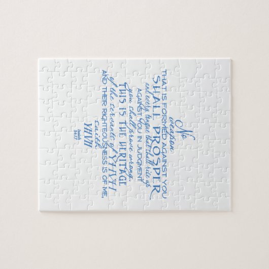 No Weapon Star van David Legpuzzel (Horizontaal)