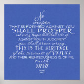 No Weapon Star van David Poster (Voorkant)