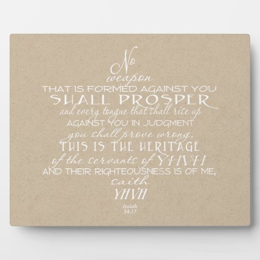 No Weapon Star van David Tan Fotoplaat (Voorkant)