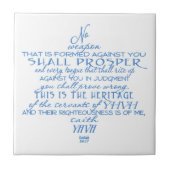 No Weapon Star van David Tegeltje (Voorkant)