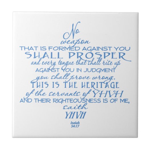 No Weapon Star van David Tegeltje (Voorkant)