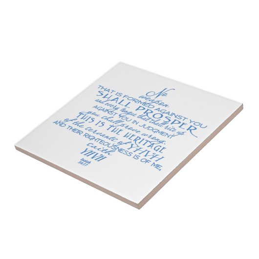 No Weapon Star van David Tegeltje (Zijkant)