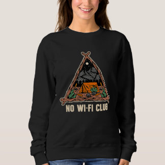 No Wifi Club Wildlife Mountain Outdoor Summit Hiki Trui
