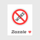 No Woke Sticker (Vel)
