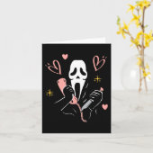 No You Hang Up First Ghost Calling Halloween Kaart (Gele Bloem)