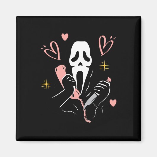No You Hang Up First Ghost Calling Halloween Magneet (Voorkant)
