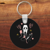 No You Hang Up First Ghost Calling Halloween Sleutelhanger (Voorkant)