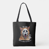 No You Need To Hang Phone Up Scream Tote Bag (Achterkant)