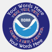 NOAA Custom Sticker (Voorkant)