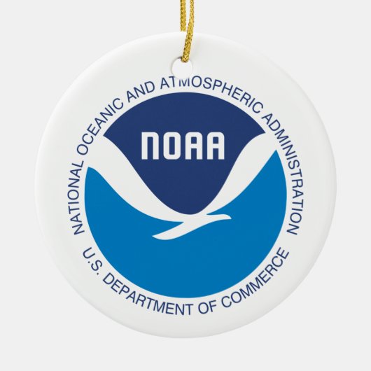 NOAA kerstversiering Keramisch Ornament (Voorkant)