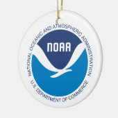 NOAA kerstversiering Keramisch Ornament (Links)
