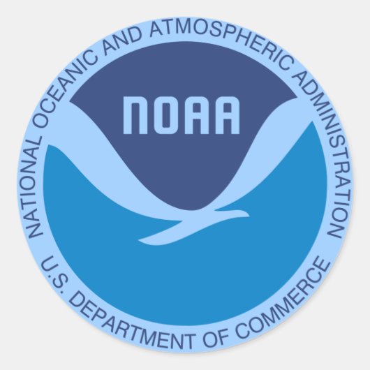 NOAA RONDE STICKER (Voorkant)