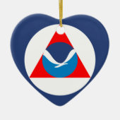 Noaa, Verenigde Staten Keramisch Ornament (Voorkant)