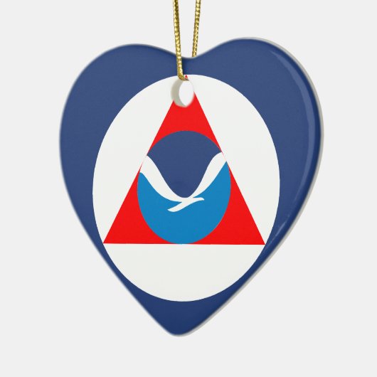 Noaa, Verenigde Staten Keramisch Ornament (Links)