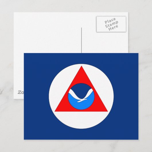 NOAA-vlag Briefkaart (Voorkant / Achterkant)