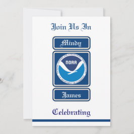 NOAA Wedding Invitation Kaart