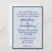 NOAA Wedding Invitation Kaart (Achterkant)