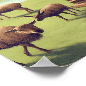 Noach bereidt de grote ark voor poster (Hoek)