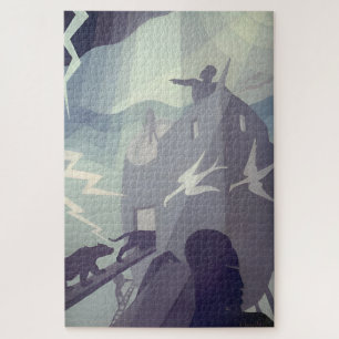 Noachis ark – 1927 Aaron Douglas Kunst Legpuzzel