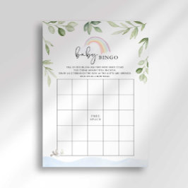 Noach's Ark Baby Shower Bingo Spel Kaart