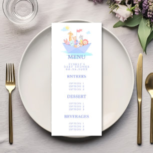 Noach's Ark Baby Shower Menu
