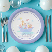 Noach's Ark Baby Shower Papieren Bordje