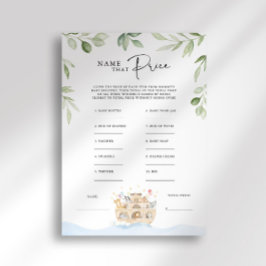 Noach's Ark Baby Shower Prijs Spel Kaart