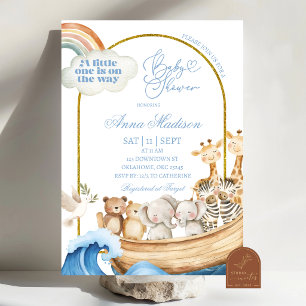 Noach's Ark Baby Shower Uitnodiging