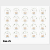 Noach's Ark bedanksticker Ronde Sticker (Vel)