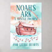 Noach's Ark Christelijke Peuteropvang Kinderen Muu Poster (Voorkant)