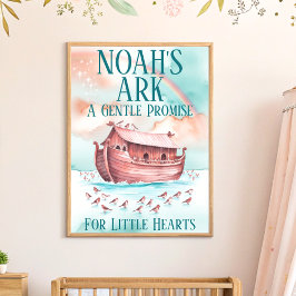 Noach's Ark Christelijke Peuteropvang Kinderen Muu Poster