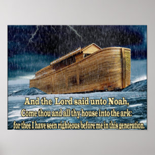 Noachs ark Christelijke posters met de Schrift