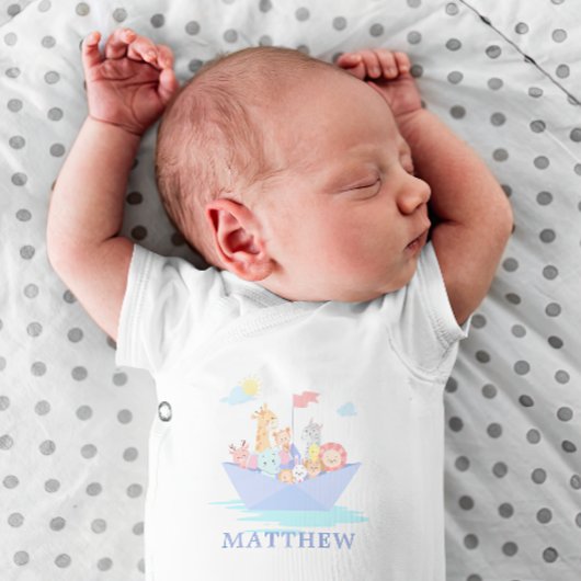 Noach's Ark Cute Dierenboot Romper