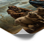 Noach's ark — Da Vinci-stijl Poster (Hoek)