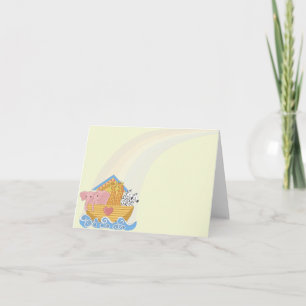 Noach's Ark Geboorte Aankondiging Notecards