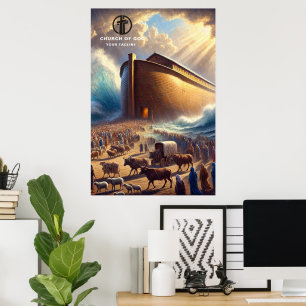 Noach's Ark hangende papieren poster