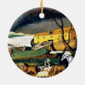 Noachs ark keramisch ornament (Achterkant)