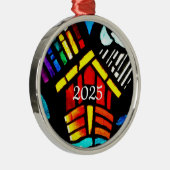 Noach's Ark Kerstornament Metalen Ornament (Rechts)