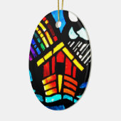 Noach's Ark Kindercadeau voor Kerstmis Keramisch Ornament (Links)