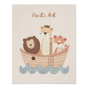 Noach's Ark-kinderkamer muurdecoratie, kinderkamer Perfect Poster