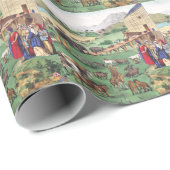 Noachs ark met dieren cadeaupapier (Rol Hoek)