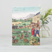 Noachs ark met dieren kaart (Staand voorkant)