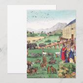 Noachs ark met dieren kaart (Voorkant / Achterkant)