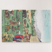 Noach's ark met dieren legpuzzel (Horizontaal)