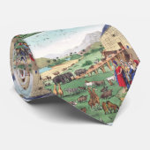Noachs ark met dieren stropdas (Opgerold)