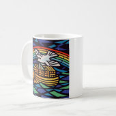 Noach's ark met Heilige Geest Koffiemok (Voorkant links)