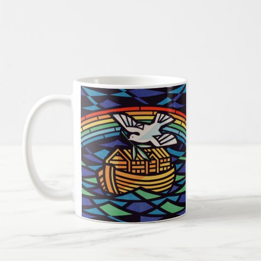 Noach's ark met Heilige Geest Koffiemok (Links)