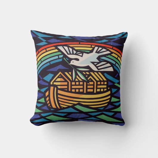 Noach's ark met Heilige Geest Kussen (Voorkant)