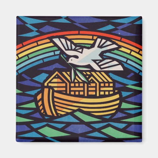 Noach's ark met Heilige Geest Magneet (Voorkant)