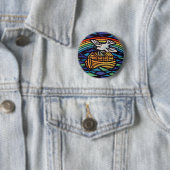 Noach's ark met Heilige Geest Ronde Button 5,7 Cm (In situ)